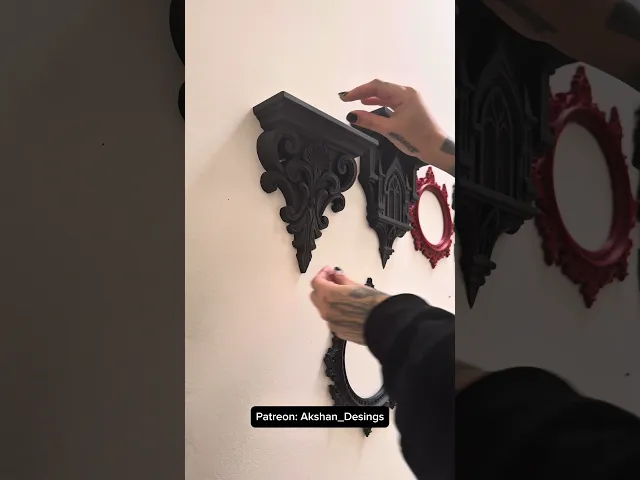 Victorian Gothic Wall Cornice Victorian Corbel Gothic Home Decor video thumbnail