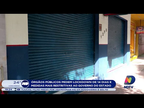 Órgãos públicos pedem novo lockdown e medidas mais restritivas para o Governo do estado