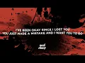 Halsey - Carry The Weight (Lyrics)