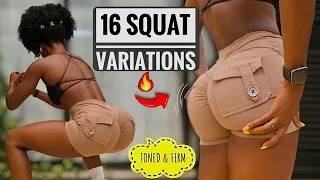 2 WEEK NONSTOP SQUAT CHALLENGE For A Must Have CURVIER BOOTY & THICKER LEGS | 12 Min At Home