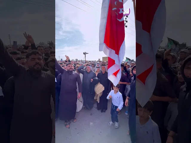 ⁣الالاف نساءاً ورجالاً يشيعون جثمان المجاهد السيد سعيد فالح البطاط - البصرة - الهوير #قناة_الشراع