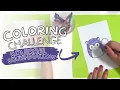 Fun Toddler Coloring Session Squirrel Squishmallow Color-Along Free Coloring Page Download