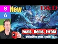 D D 5 5e New Feat Magic Items and Errata - DDB Drops