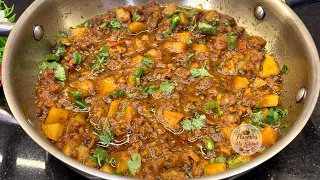 कीमा आलू बनाने का सबसे लजीज तरीका | Keema Aloo Recipe