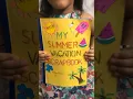 DIY Summer Vacation Scrapbook Vacation Journal