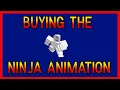 BUYING THE NINJA ANIMATION PACKAGE