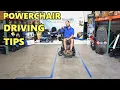 How to Drive a Powerchair - Steering Reversing Doorways More