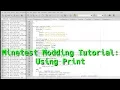 Minetest Modding Tutorial using print