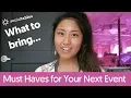 15 Must Have Items Event Planners Should Always Bring Have