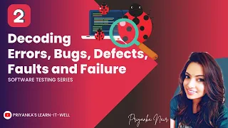 Part 2 Decoding Errors Bugs Defects Faults Failures in Software Testing
