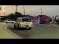 Car Burns in Academy Parking Lot