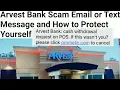 Arvest Bank Arvest Bank Email Or Text Message Reviews 2023 Is Arvest Email scam or Legit