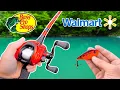 100 Walmart vs Bass Pro Shops Budget Fishing Challenge