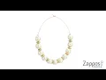 Kenneth Jay Lane Light Cultura Pearl with Hoop Wire Earrings SKU 9187354