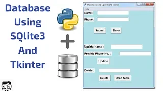 DML Operations In Python With Tkinter Sqlite 3