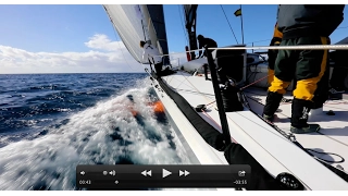On test: Infiniti 46 Maverick with foils