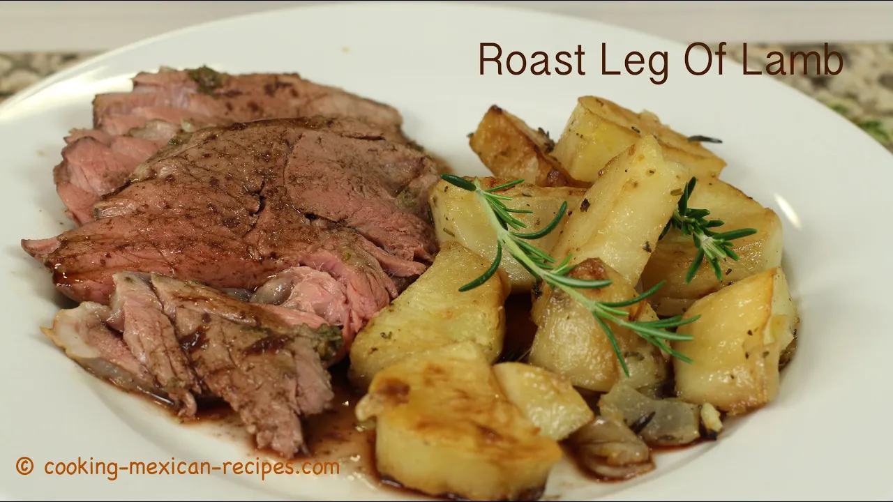 Roast Leg of Lamb With Pesto Crust by Rockin Robin