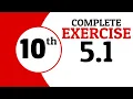 Exercise 5 1 - 10 Class Math Waqas Nasir
