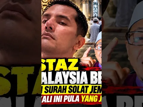 Ustaz Satu Malaysia Bersuara Isu Dato Aliff Syukri Bacaan Surah Solat Jemaah Live