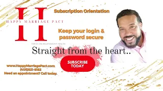 Happy Marriage Pact Subscription Orientation