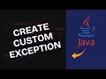 How to Create Custom Exception in Java 2025