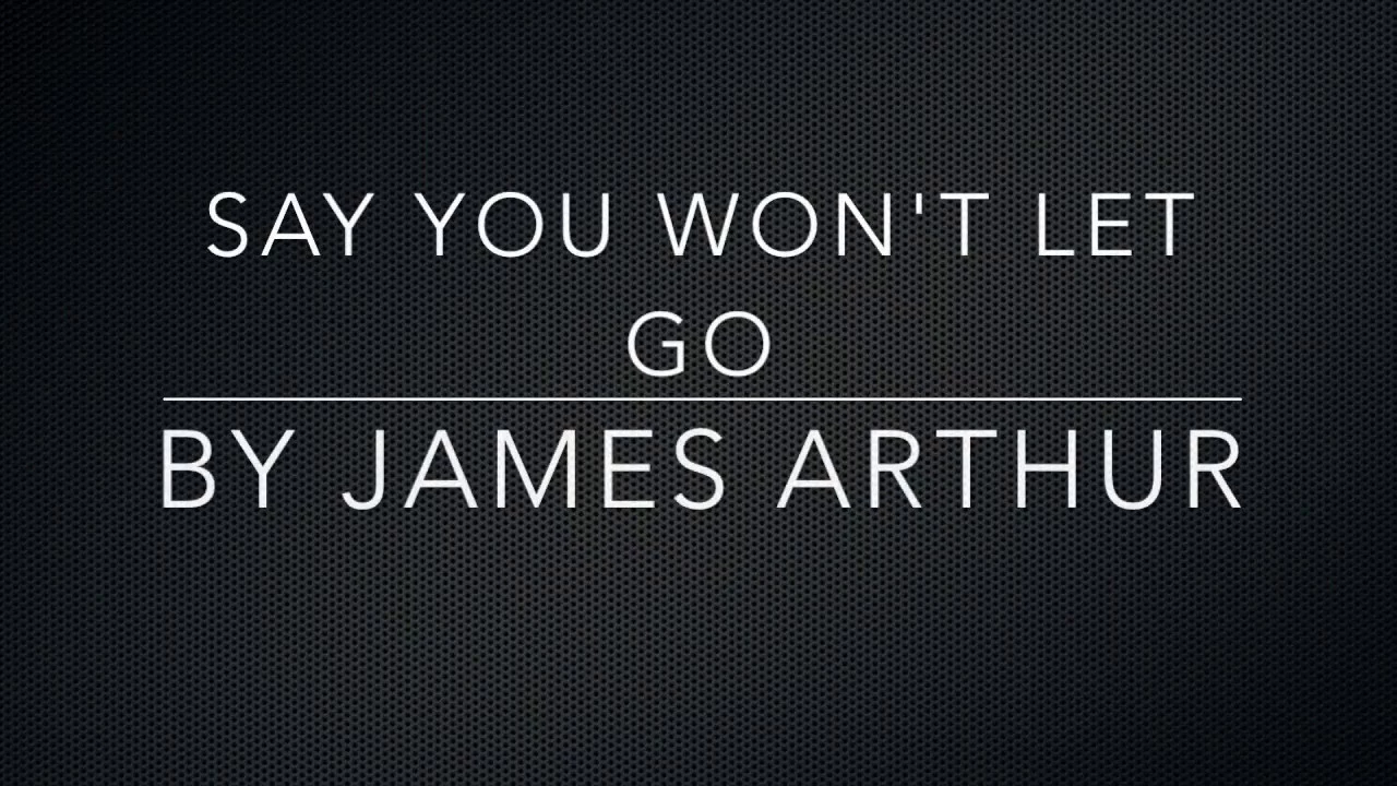 "SAY YOU WON'T LET GO" BY JAMES ARTHUR//COVER