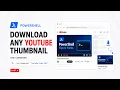 Download Any YouTube Thumbnail With 1 PowerShell Command