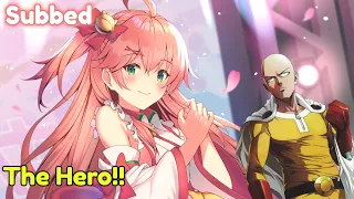 Download Sakura Miko sing THE HERO!!【Hololive/Eng/Romaji sub】 MP3