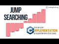 Jump Searching C Implementation Searching Algorithms DSA CodingPal org