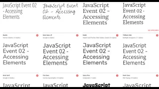 JavaScript Event 02 - Accessing Elements