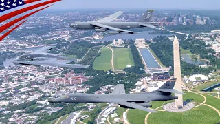 America's Most Powerful Flyover: The Fearsome Bomber Trio — B-1, B-2 & B-52