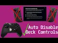 Steam Deck - Auto Disable Deck Controller Script