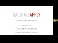 Cal State Apply Workshop for Transfer Students