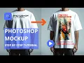 Photoshop T-Shirt Mockup Tutorial - Start to Finish in 2 Minutes