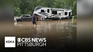 RV park scrambles to move campers after Pennsylvania river floods dozens of sites