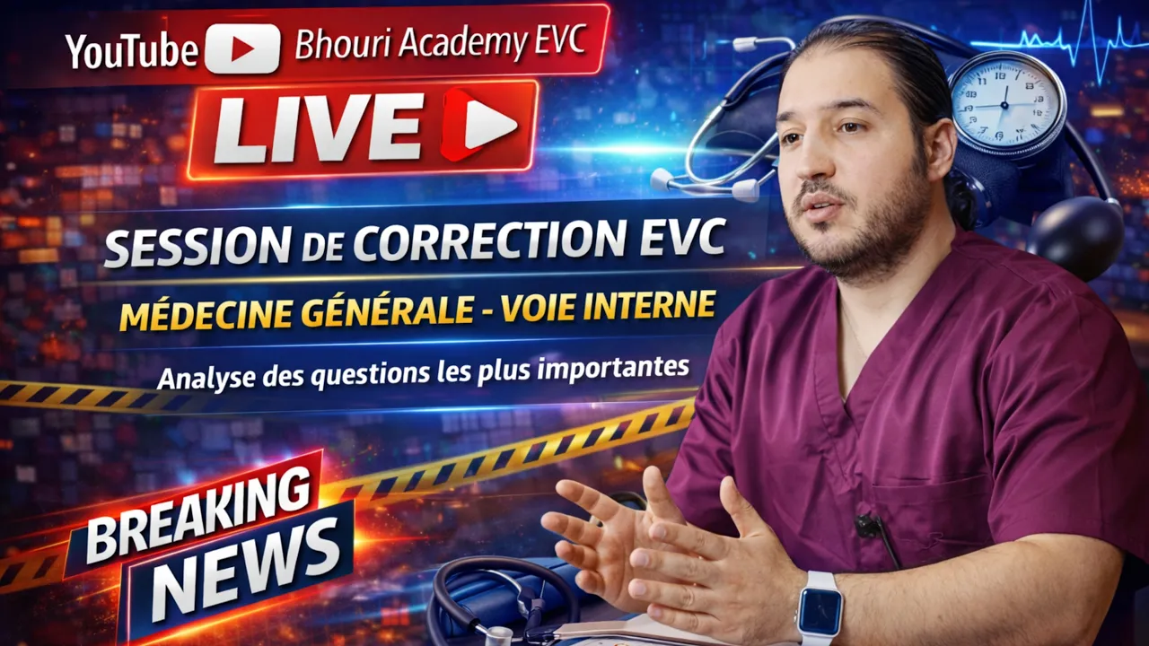 EVC Médecine Générale : Analyse de l’Examen + Correction des Questions Clés (LIVE)