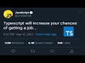 will learning Typescript increase your chances of landing a job