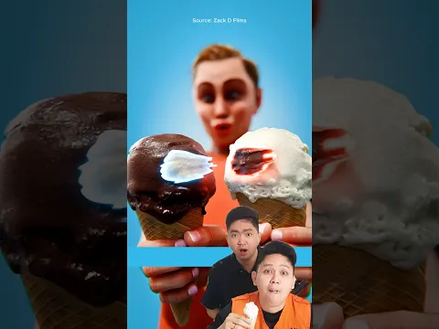 Trik Es Krim yang Mustahil!? 🍦#viral #shorts #eskrim #zackdfilms #lifehacks #impossible