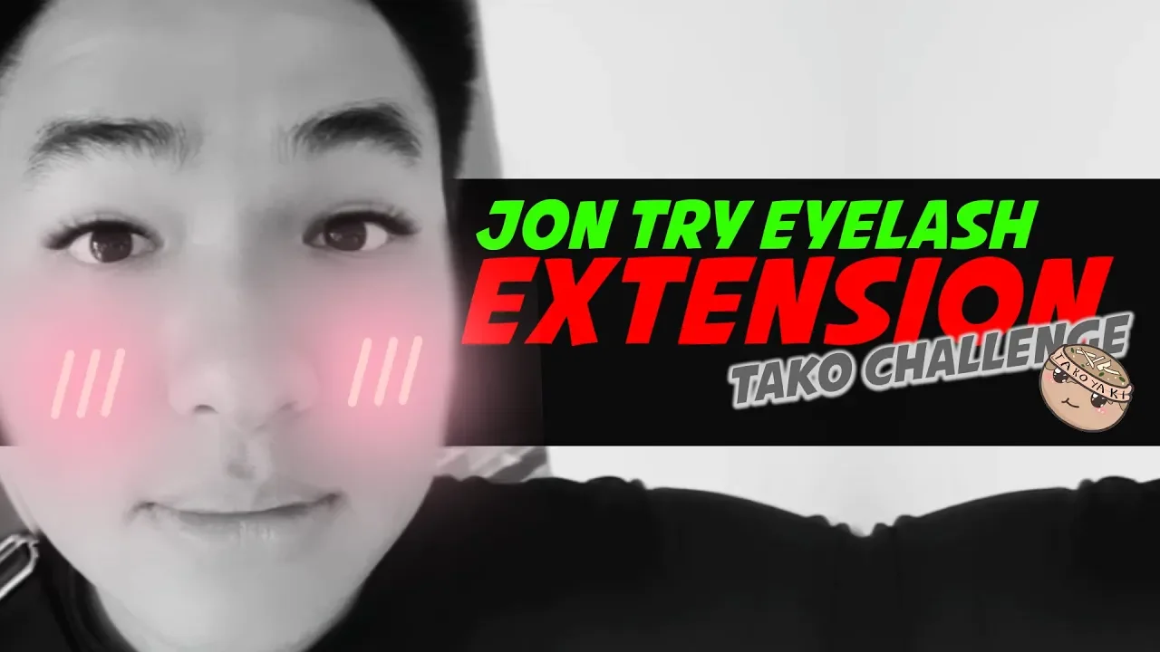 Jon to Joanna. Jon tries Eyelash Extension !!
