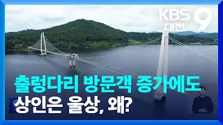 출렁다리 방문객 2배 늘었는데 상인은 울상…왜? / KBS  2023.10.08. 썸네일