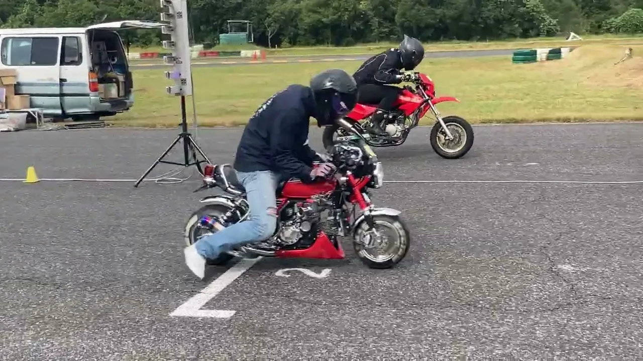 【バイクイベント】エンジョイ 4ミニ2022 エンジョイドラッグレース0-100m 午前の部　全記録完全ノーカット