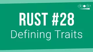 Rust Programming Tutorial - Defining Traits
