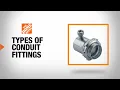 Types of Conduit Fittings The Home Depot