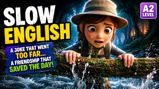 Emma Got Lost in the Dark Forest... 😭 | Slow English Listening Story (A2 Level)