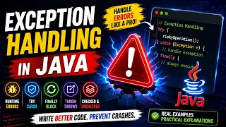 Java Exception Handling Explained Try Catch Finally Throw Throws Java Tutorial