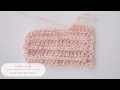 Half Double Crochet in the 3rd Loop Only C-3LO - Stitch Tutorial