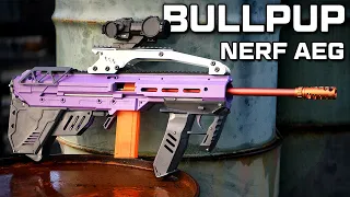 Inverted Scales Bullpup 300fps Nerf AEG Tested