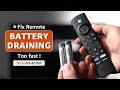 Amazon Fire TV Stick 4K Max Remote Draining Batteries Fix