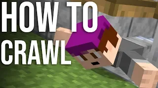How to Crawl in One-Block High Spaces in Minecraft 1 14