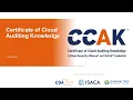 Webinar - Certificate of Cloud Auditing Knowledge CCAK